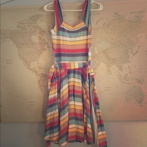 Effie’s Heart colorful stripe dress